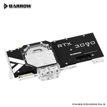 Barrow 3080 GPU Apă, Bloc pentru Colorat iGame RTX 3080 Vulan X OC, Plin de Acoperire ARGB GPU Cooler, BS-COI3090-PA-B