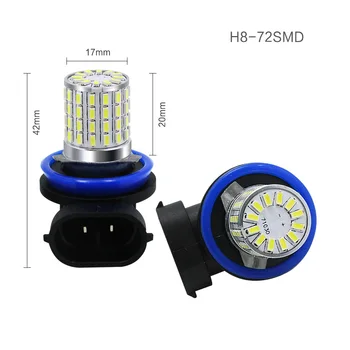10buc H8 H11 Lumina LED-uri Auto HB3 9005 HB4 9006 1300LM LED-uri Becuri de 6000K Lumină de Funcționare 12V Lumina de Ceață Lampa Pentru Masina