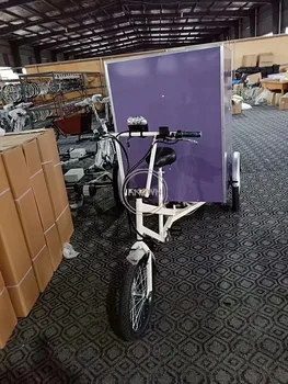 Pedala De Biciclete De Marfă Electric Camion Mare Cu Trei Roți, De Livrare Expres Vehicul Trike Logistica Triciclete