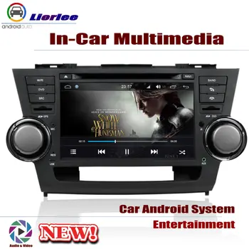 Pentru Toyota Highlander 2007-2013 Mașină Android Player Radio DVD Navigatie GPS Displayer Sistem Audio-Video In Bord Multimedia