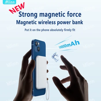 10000MAh 20W Portabil Încărcător Rapid Magnetic Wireless Power Bank de Telefon Pentru iPhone12 13 Pro Max Power Bank Externe Auxiliare Batt