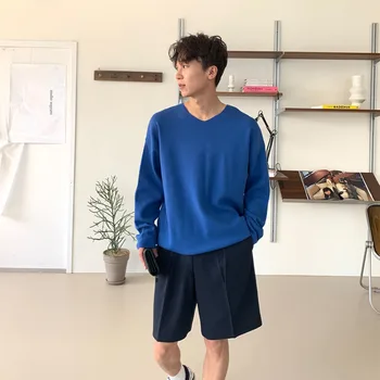 Moda pentru bărbați de Culoare Solidă de Afaceri Rochie Casual pantaloni Scurți Bărbați Streetwear Sălbatice Vrac se Potrivi pantaloni Scurți Mens M-XL Vara coreean pantaloni Scurți