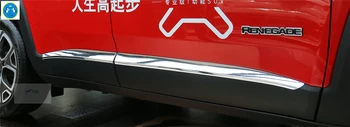 Lapetus Usi Cromate Corp Panoul de Turnare Jos Capacul Ornamental Pentru Jeep Renegade 2016 2017 2018 2019 2020 ABS, Accesorii Auto