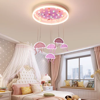 Nordic dormitor copii decor lumini led pentru camera de interior candelabru de iluminat, candelabre, lămpi de tavan pentru camera de zi de decorare