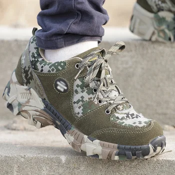 Camuflaj Militar Tactic Pantofi De Toamna Si Iarna Oamenii Muncitori Satety Cizme De Luptă Armată Botas Mens Militares Tacticos Zapatos