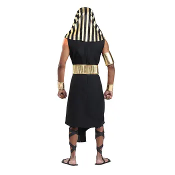Faraon egiptean Halloween performanță show adult de sex masculin Egiptean întuneric drepturile faraon cosplay costum