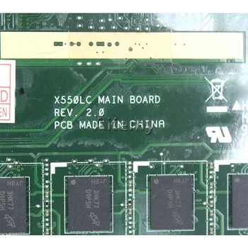 AK X550LC Laptop placa de baza pentru ASUS X550LC X550LD A550L Y581L W518L X550LN Test original, placa de baza 4GB-RAM I3-4010U GT720M
