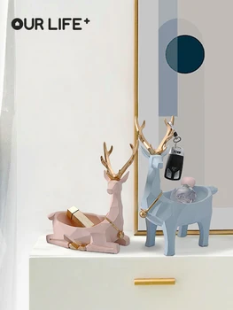 Cerb Nordic Rășină Minimalist Cadou de Casa Moderna de Decorare Accesorii Living de Lux Akcesoria Do Domu Figurine BE50BJ