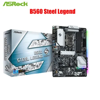 Original ASRock B560 Oțel Legenda ATX Placa de baza de Sprijin CPU 11400/11500/11400F/11700 (B560 Intel/LGA 1200)