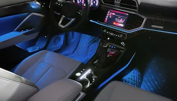 Auto Pentru Audi Q3 Q3L 2019 Control MMI 30 de culori Decorative de Lumină Ambientală cu LED Atmosfera Lampa de iluminat Strip