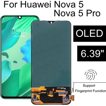 OLED LCD Pentru Huawei nova 5 / Nova5 Pro tv LCD Display Ecran Tactil MARE-AL10 MARE-AL00 Digitizer Ansamblul de Înlocuire Telefon