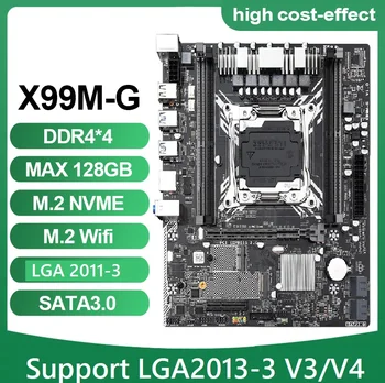 X99M-G Suport pentru placa de baza Xeon E5 V3 V4 despre lga2011-3 CPU RAM DDR4 NVME SSD M. 2 SATA 3.0 USB3.0 PCIE 16X E52620V3 2678V3 2650V3cpu