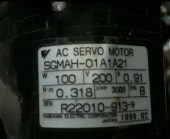 Servo motor SGMAH-01A1A21 , 90% aspectul nou ; 3 luni garantie ; în stoc, livrare rapida