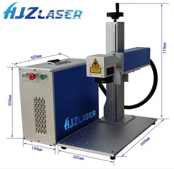 Fabrica de Fibre Mașină de Marcare cu Laser de Marcare de Culoare de Imprimare Mașină 20W 50W Map Fibre Laser