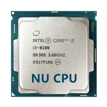 Intel Core i3-8100 i3 8100 3.6 GHz Quad-Core, Quad-Thread CPU Procesor 6M 85W LGA 1151