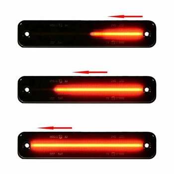 Pentru Hummer H2 2003-2009 Fum Dinamic Spate LED-ul Roșu de poziție Laterale Lumini Semnalizare Lampă