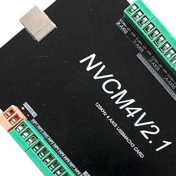 NVCM Mach3 Interfata USB Cnc Controller de Mișcare Nvcm 6 Axe Cnc Motion Control Card Caz de Metal Nu Se incalzeste