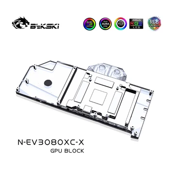 Bykski VGA Apă, Bloc Pentru EVGA RTX 3080 XC placa Grafica GPU placa din Spate de Răcire din Cupru, Radiator 12V/5V M/B SYNC N-EV3080XC-X