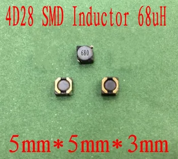 1000pcs/lot SMD Putere Inductoare 68UH 4D28 Ecranat Inductor 5*5*3 mm CDRH 4D28 68uh de Înaltă Calitate