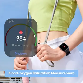 Mini Ceas Inteligent GPS Tracker de Fitness pentru Barbati, Femei, Alexa Built-in, de 14 Zile de Viață a Bateriei, 70+ Sport Moduri, de Oxigen din Sange