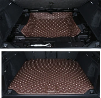 Fibre de piele portbagaj mat pentru bmw x5 2019 2020 2021 G05 accesorii auto