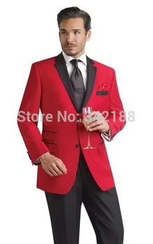 Noul Design Red Costume Mire/cele mai Bune Costume de Om/Cavalerii de onoare Bărbați Costume de Nunta/nunta pentru bărbați costume (Sacou+Pantaloni+Cravata)