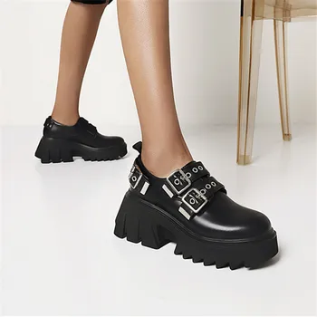 2021 Noua Moda Doamnelor Adidasi din Piele lucrate Manual de Înaltă calitate pentru Femei Pantofi Casual, Pantofi Platforma Designer de Adidași de Mari Dimensiuni