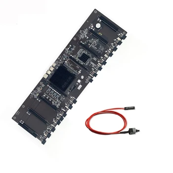 Placa de baza HM65 cu 847 CPU Integrat BTC Minging Mașină 8 Sloturi pentru Carduri de Memorie DDR3 Placa de baza pentru Rx580 1660 GPU