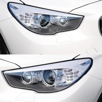 Pentru BMW F07 Seria 5 GT Pereche Faruri Masina Capac Transparent Abajur Shell (Stanga + Dreapta )