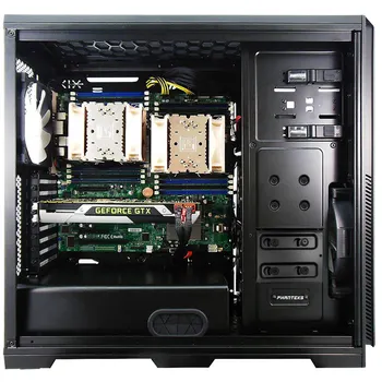 PHANTEKS 614PC caz de calculator (suporta 6 hard disk poziții / sprijină EEB dual placa de baza / spate linie / cu 2 ventilatoare)