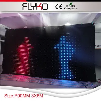 P9 3x6m LED perdea lumini plafon