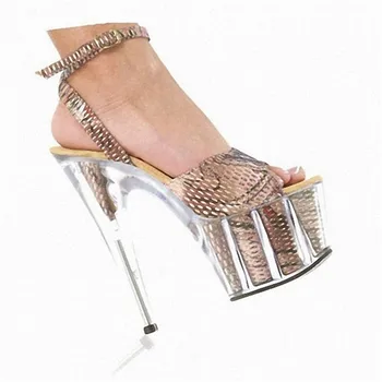 Rochie eleganta de seara pantofi/performanta pentru noua 15 cm sandale cu toc înalt/fund gros papuci de sticlă