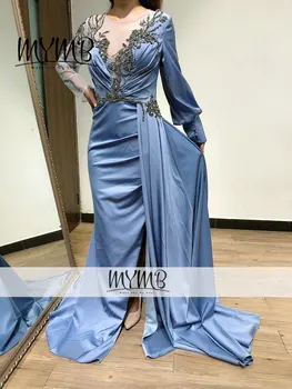 MYMB de Înaltă Calitate, cu Maneca Lunga Dubai Rochii de Seara 2022 Couture de Moda de Nuntă de Oaspeți Rochie de Seara MY41140