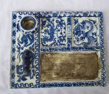 Chinez Antic Portelan Patru Comori /Ceramice Clasice instrument de Caligrafie