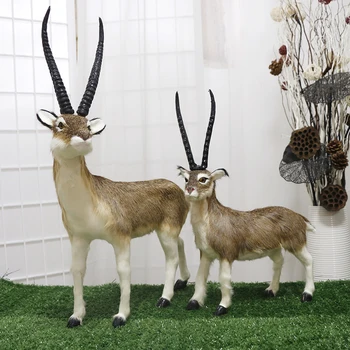 Simulare De Antilopă Realist Oile Modele Animale Acasă Magazin De Decor În Aer Liber Educație Cunoaștere Recuzita De Fotografiere