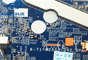 Placa de baza Laptop Pentru Shenzhou Zeul Razboiului pentru Toshiba w270EG placa de baza 6-71-W25S0-D02 DDR3 non-integrat test ok
