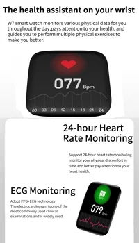 2022 Bărbați Ceas Inteligent W7 Aluat Decât DT100 Pro Max Fitness Tracker Bluetooth Apel 1.8 inch Pentru Femei smartwatch Ceasuri Sport