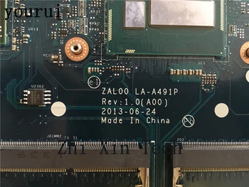 Yourui de Înaltă calitate ZAL00 LA-A491P placa de baza Pentru Dell Latitude 3540 Placa de baza Laptop cu i5-4200u CPU DDR3 Test ok