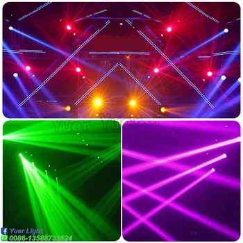 120W LED Beam se Spală în Mișcare Cap Lumina Profesionale 6+12 Prisma Modelelor de Mișcare Cap Lumina DJ Disco led Petrecere de Nunta Fascicul de Lumini