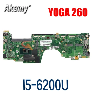 Placa de baza Laptop Pentru LENOVO Thinkpad YOGA 260 LA-C581P SR2EY i5-6200U Placa de baza 01AY879 LA-C581P