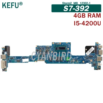 KEFU Storm2 MB 12302-1 original placa de baza pentru Acer S7-392 cu DDR3L 4GB-RAM I5-4200U Laptop placa de baza