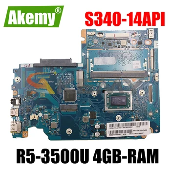 EL432/EL532 LA-H131P placa de baza pentru Lenovo ideapad S340-14API laptop placa de baza W/ R5-3500U CPU 4GB-RAM testat OK Placa de baza
