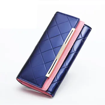 2021 Nou de Lux de Designer Autentic genți din piele Lung portofel pentru femei, din piele catarama mână portofelul, de mare capacitate tri-fold portofel