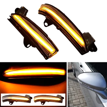 2 buc de calitate Superioară Auto Oglinda Retrovizoare Dinamică LED Lumina de Semnalizare Secvențială Semnalizator Pentru Ford Fusion Mondeo 2013-2020