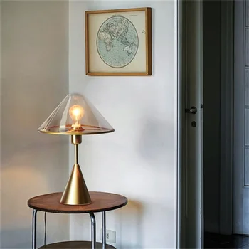 FAIRY Aur Nordic Lampă de Masă Moderne, Creative, Design de Birou LED-uri de Lumină pentru Acasă Decorare Dormitor