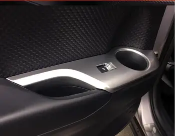 ABS MAT Accesorii ABS Usa de Interior geamurilor Reglementare Acopere Ornamente Pentru Toyota C-HR C HR 2016 2017 accesorii auto