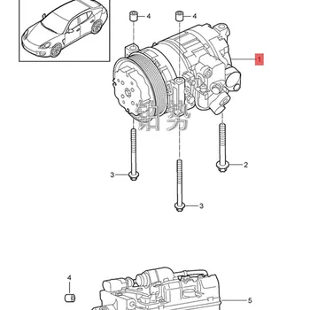 Compresor auto asamblare 2010-2016Por sch ePa nam epoca motorului compresorului instalației de climatizare pompa de rapel rece pompa de aer