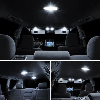 Cele mai Strălucitoare Alb Canbus LED-uri de Interior Kit Pentru Audi A8 S8 D2 D3 1997-2009 Erori Vehicul Portiera Portbagaj Lampa Piese