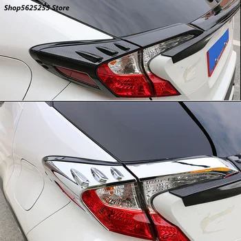Pentru Toyota C-HR CHR 2017 2018 2019 2020 ABS Spate Lumina de Lampă Capac Tăiați Coada de Lumină Cadru Protector Autocolant Accesorii Auto