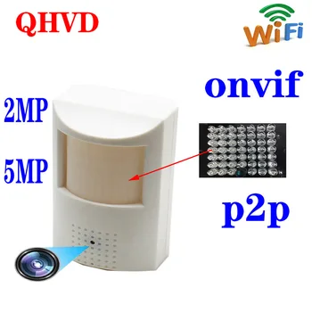 Mini infraroșu viziune de noapte 940mn WIFI HD H. 265 1080P 5MP P2P ONVIF mic de supraveghere de interior camera obscură camhiPro